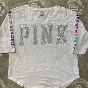 Victoria Secret PINK WATERCOLOR SHIRT